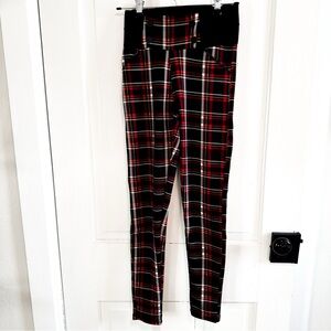 Streetwear Society- Red and Black Plaid Pants